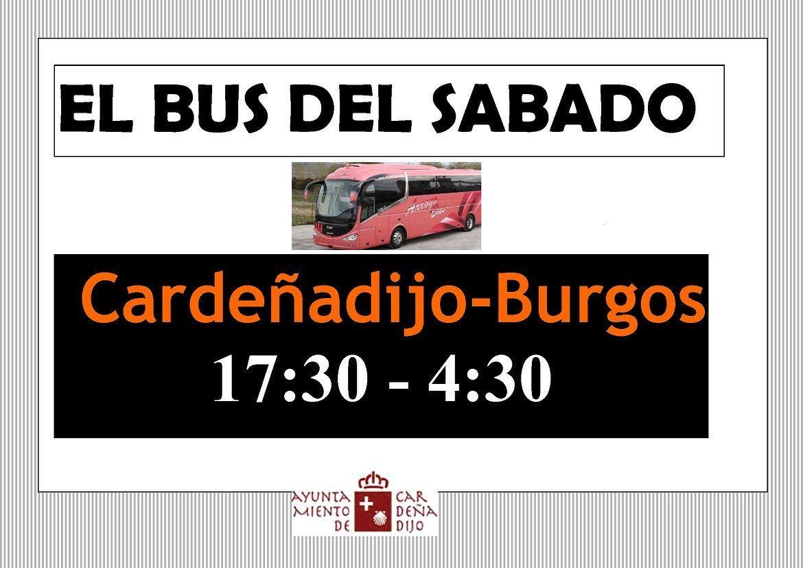 TRANSPORTE AUTOBUS DE LOS SABADOS (HORARIOS)