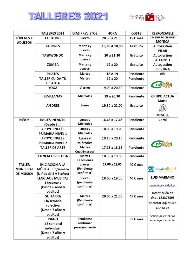 TALLERES 2021-2022